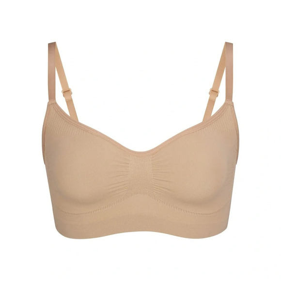 SKIMS Seamless Sculpt Bralette in Clay Nude S/M- Still Full Price - Picture 2 of 9